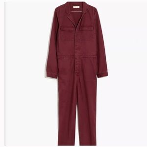 Madewell Coverall Jumpsuit dark fig